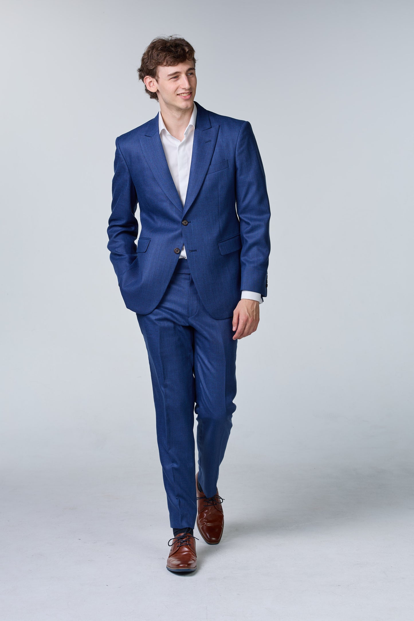 Knitterfreier Anzug Bluewool Cotton - budget