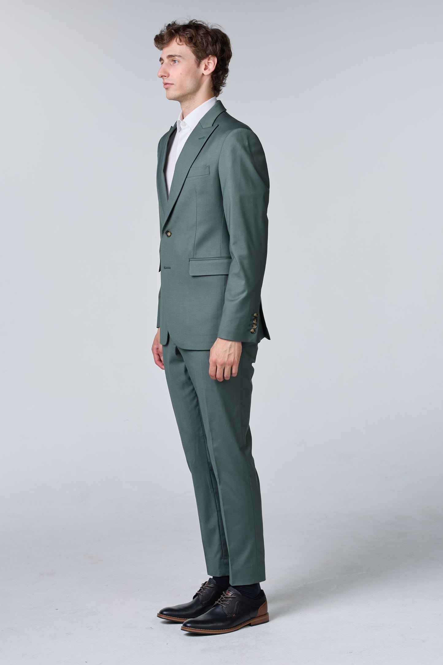 Hochzeitsgast Outfit Salbeigrün - budget