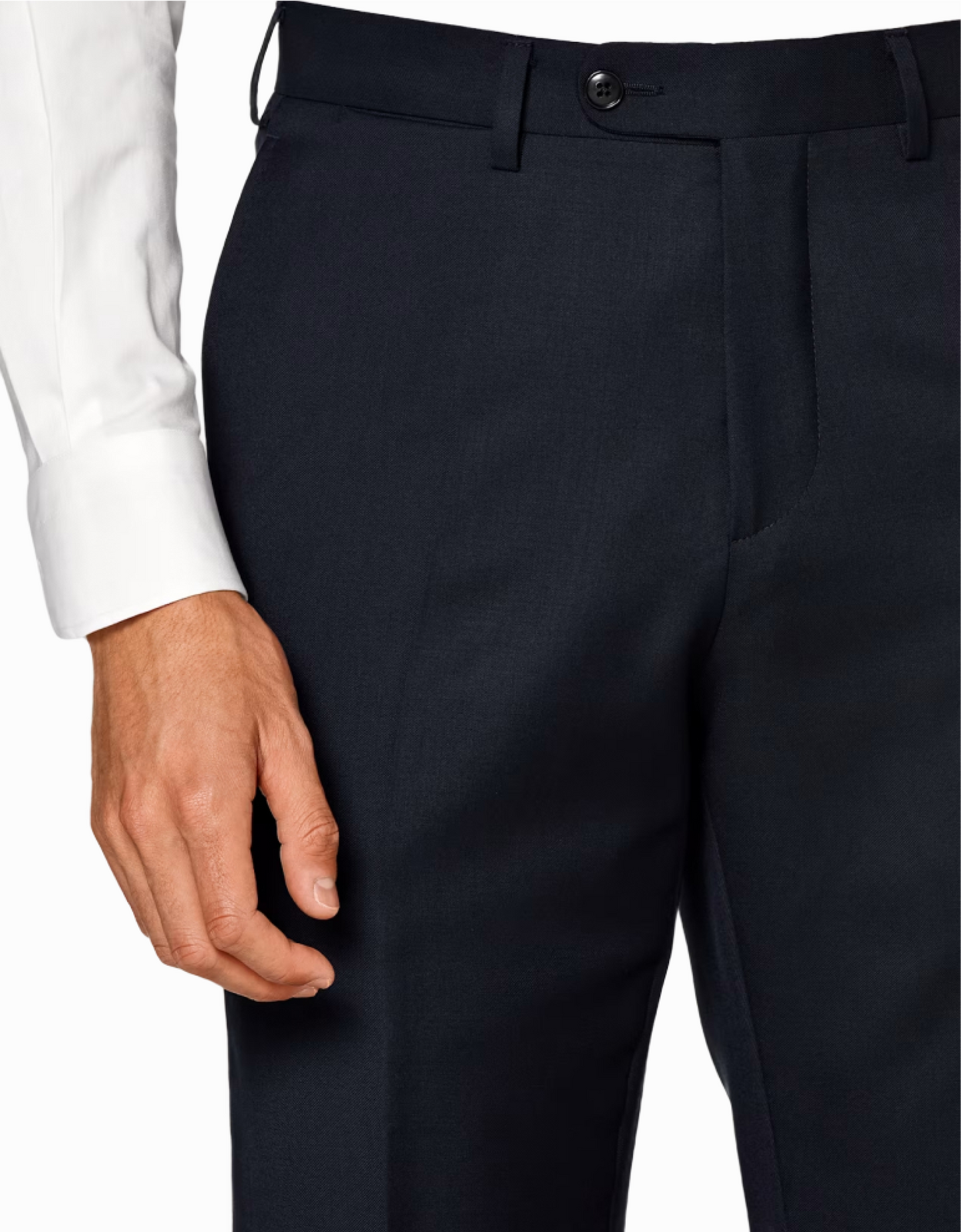 Klassischer Navy Blauer Business Anzug - budget