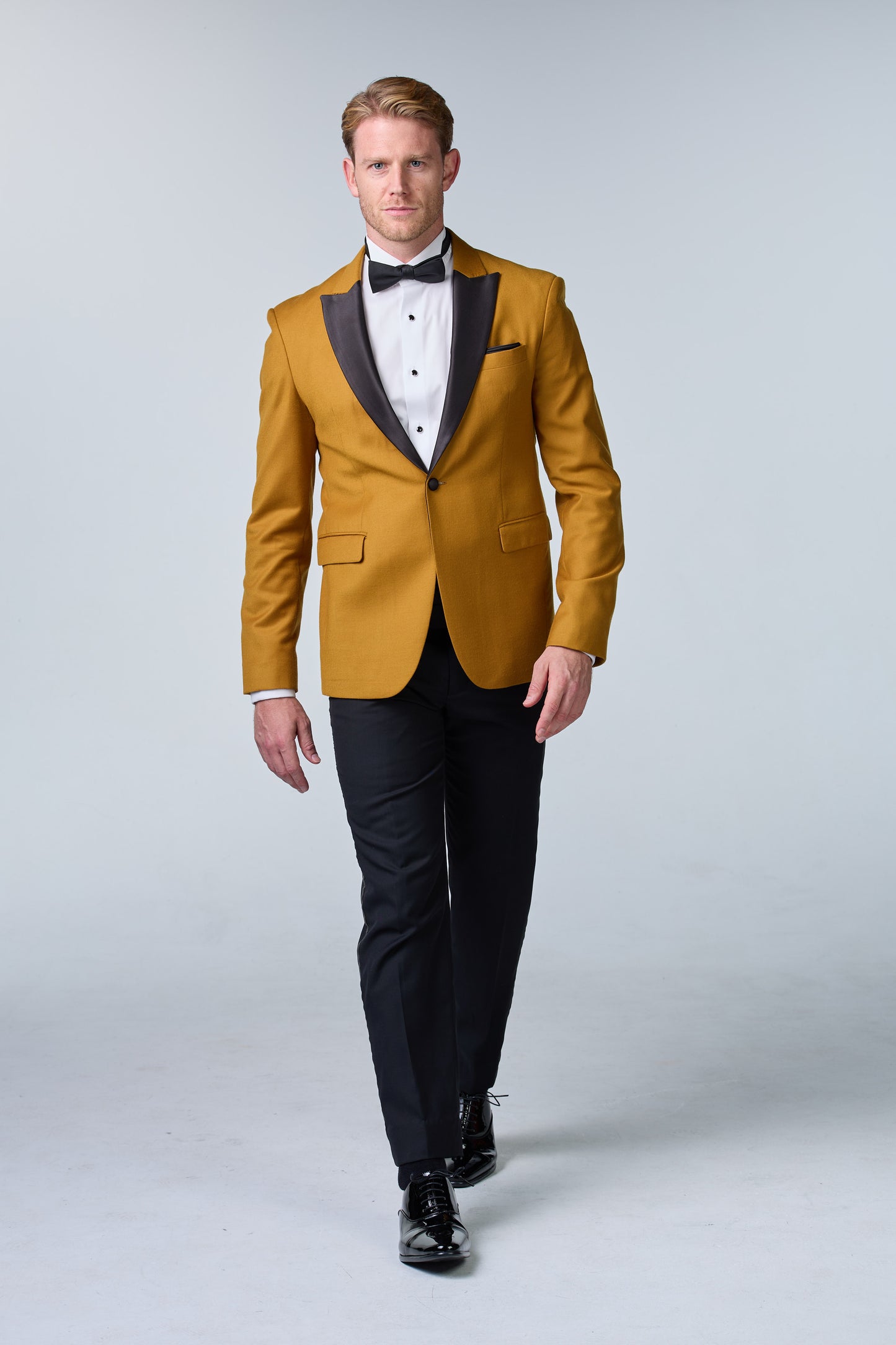 Senffarbener Tweed Smoking - budget