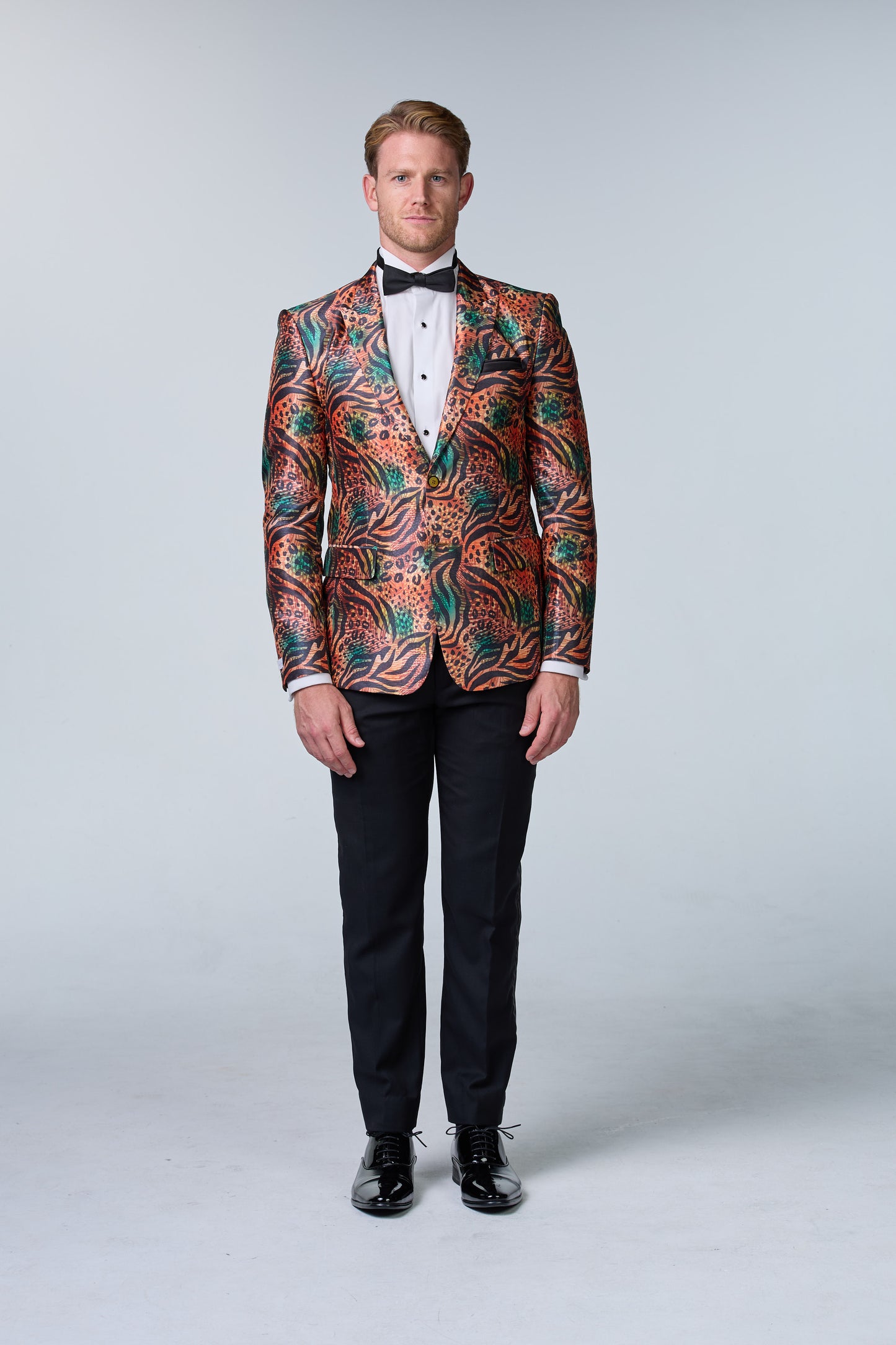 Jungle Fever Seiden-Sakko mit Muster - budget