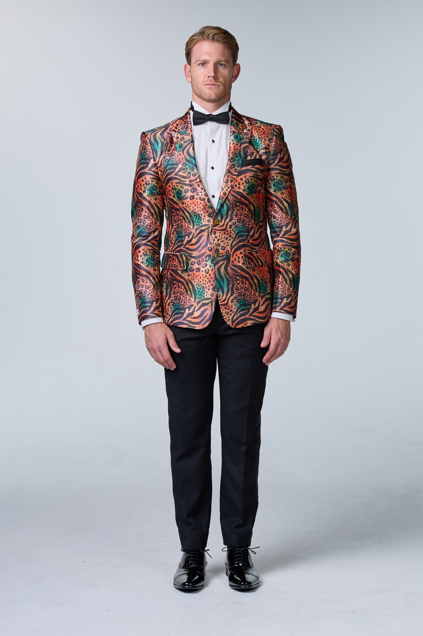 Jungle Fever Seiden-Sakko mit Muster - essentials