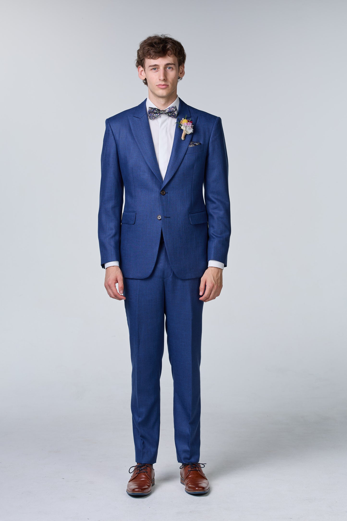 Knitterfreier Anzug Bluewool Cotton - essentials