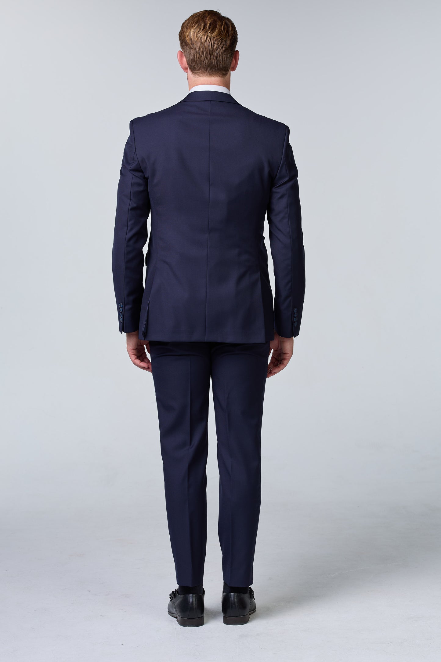 Bräutigam Outfit Blau-Silber Set - premium