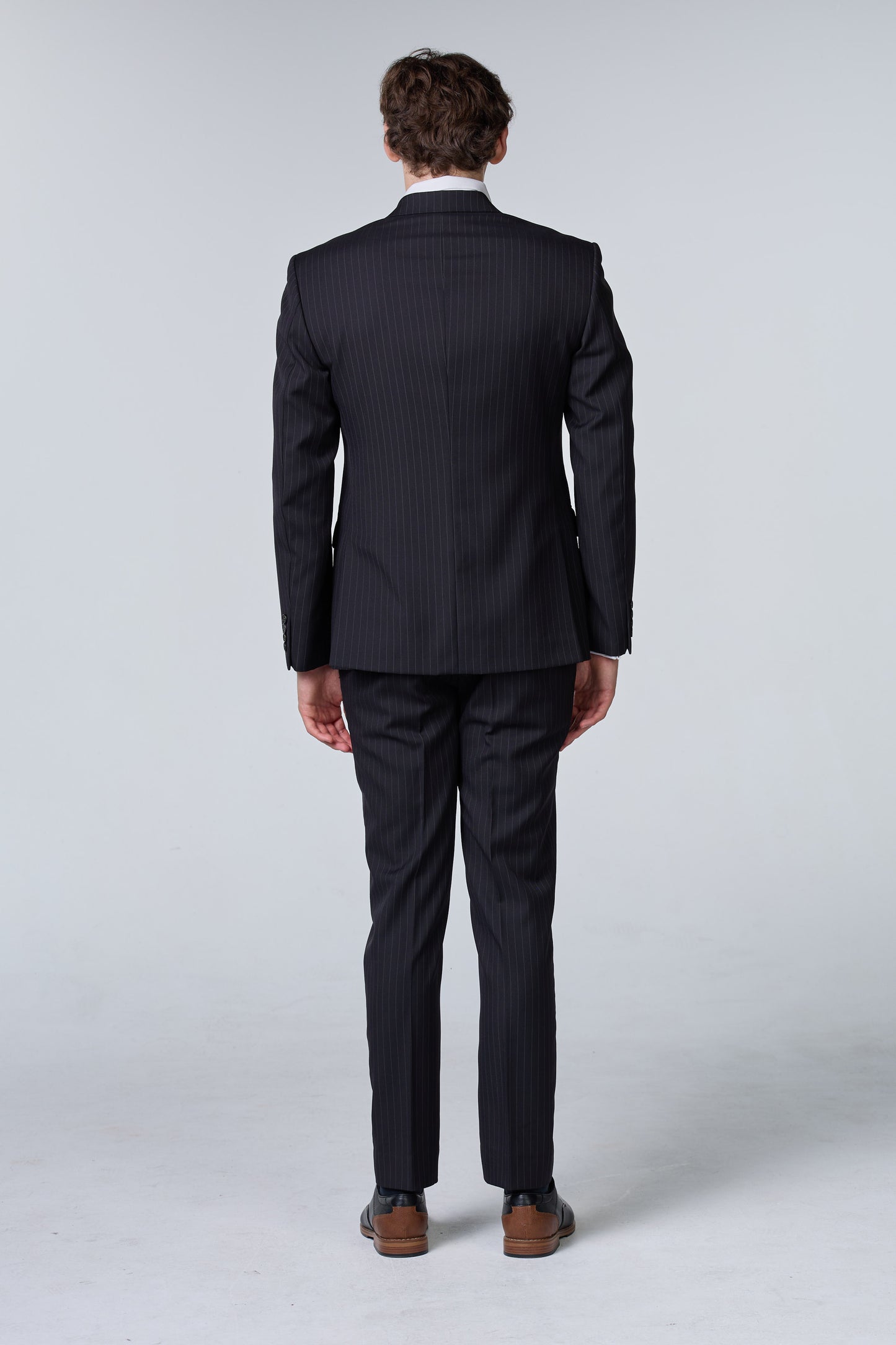 Nadelstreifen Anzug Schwarz - essentials