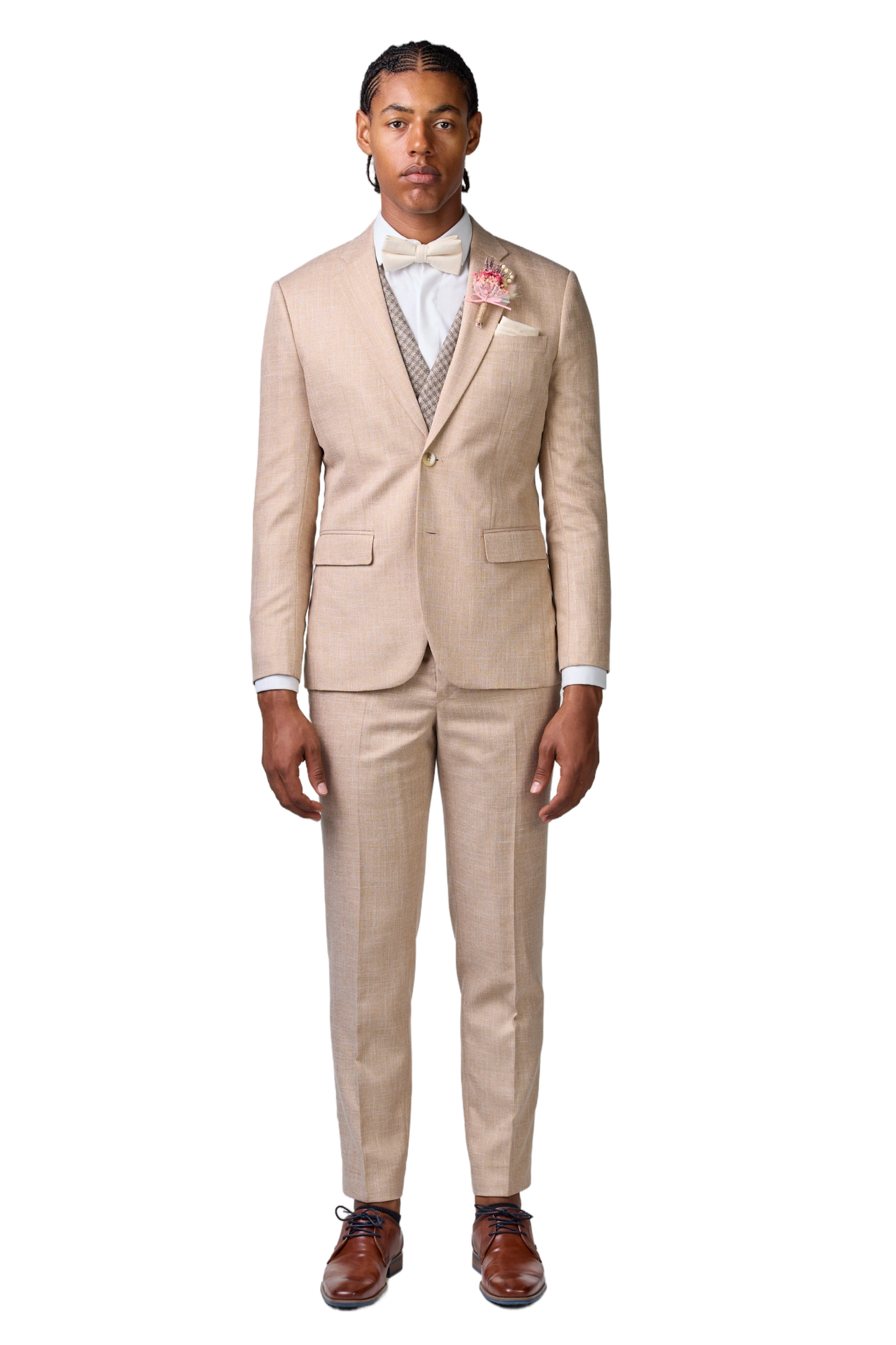 Bräutigam im Boho Look mit exklusiver Loro Piana Weste - essentials