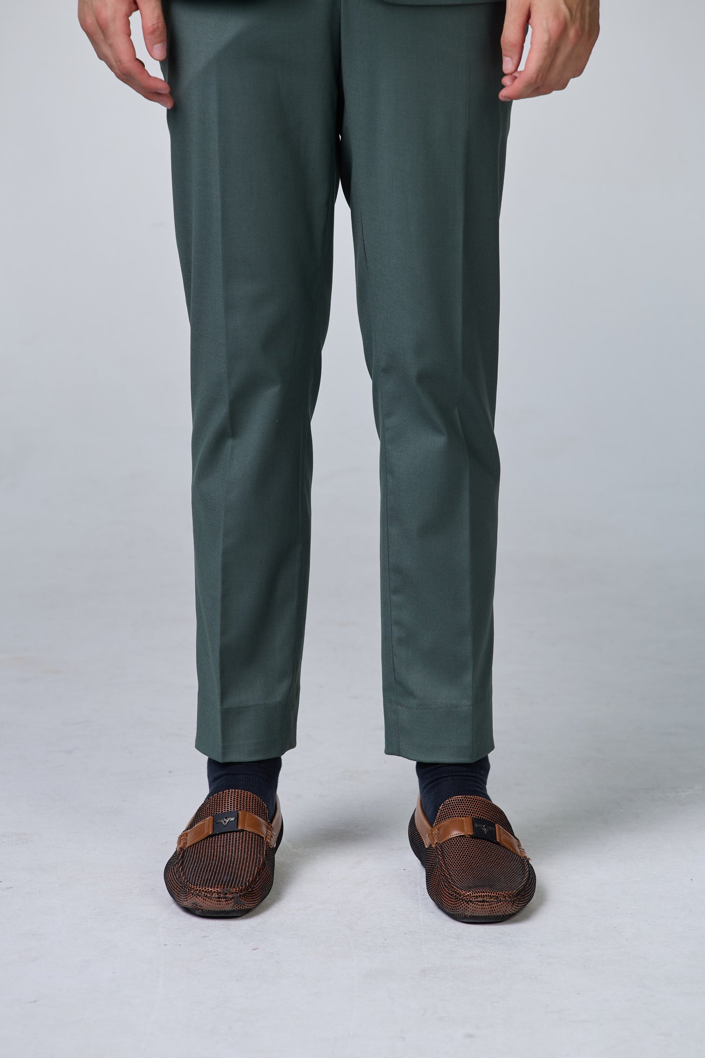 Grünes Hochzeitsanzug Set - premium