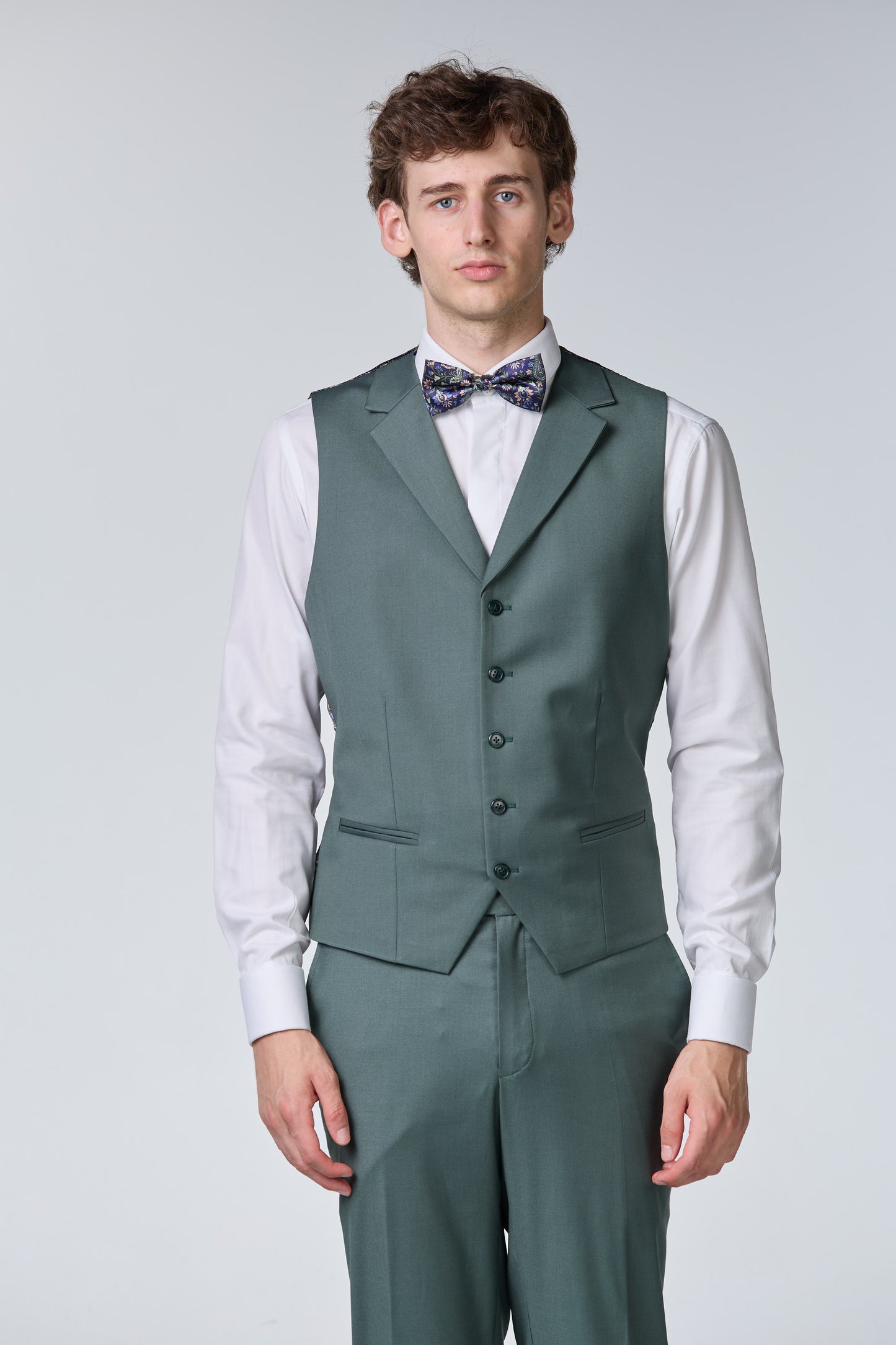 Grünes Hochzeitsanzug Set - premium