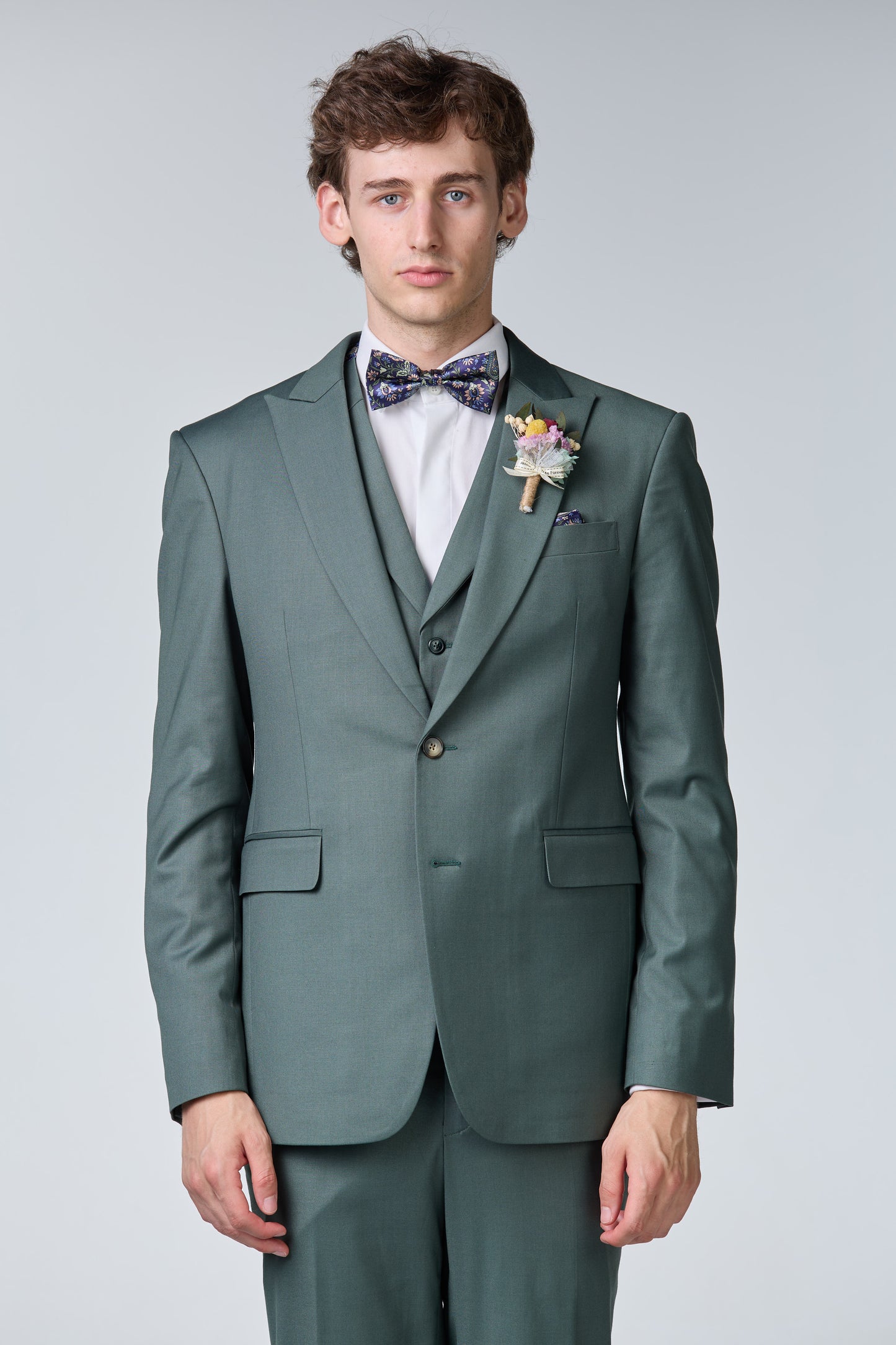 Grünes Hochzeitsanzug Set - budget