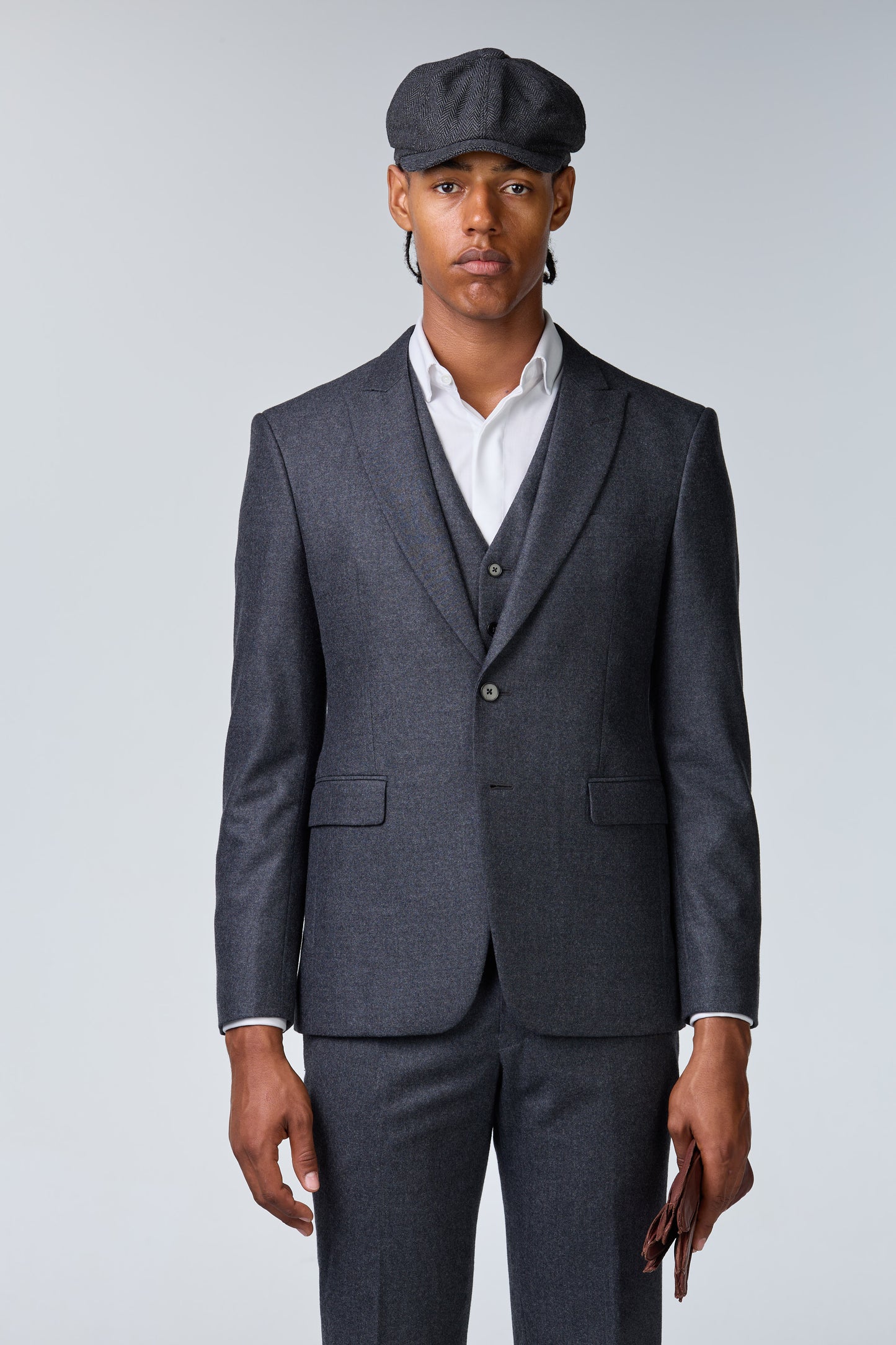 Retro Chic Tweed Anzug im Peaky Blinders Stil - premium