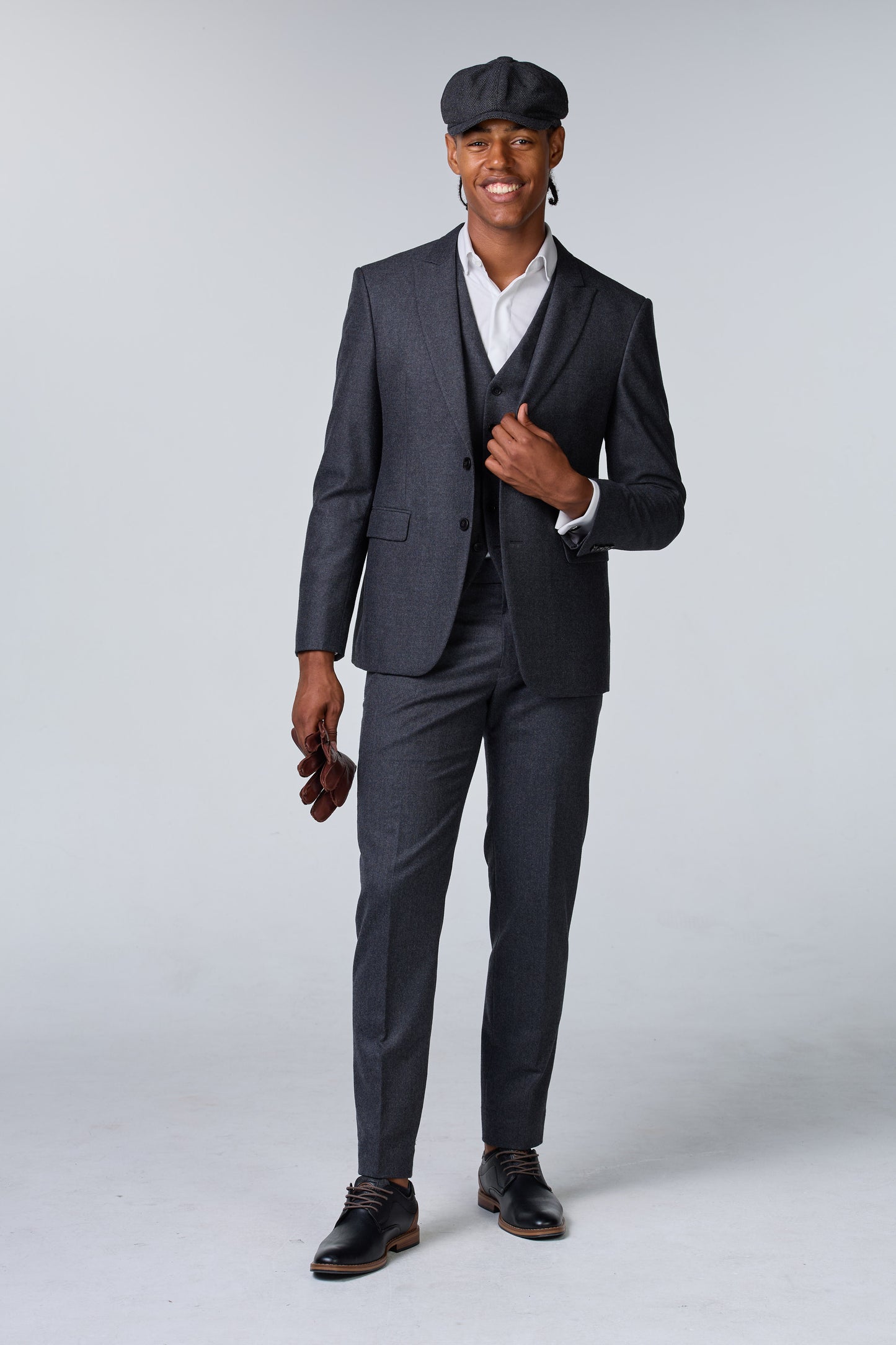 Retro Chic Tweed Anzug im Peaky Blinders Stil - budget