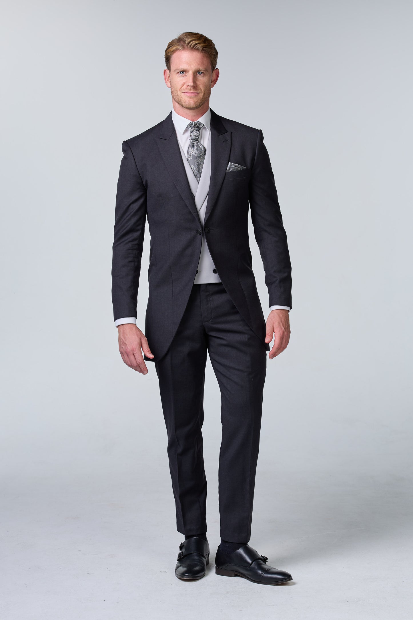 Hochzeitsfrack Set aus Barathea Wolle - premium