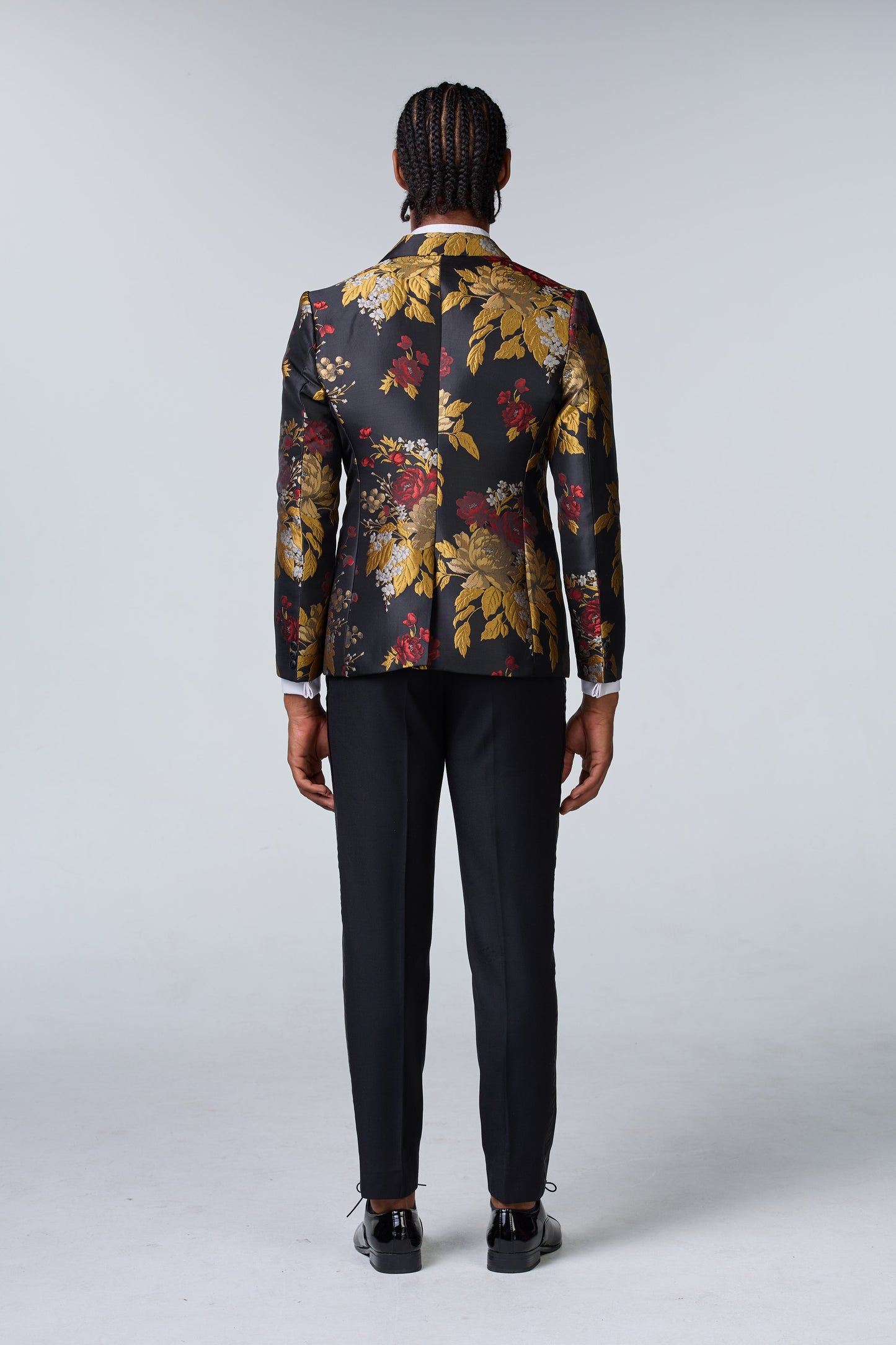 Dubai Jacket aus Jacquard Stoff mit Blumenmuster - essentials