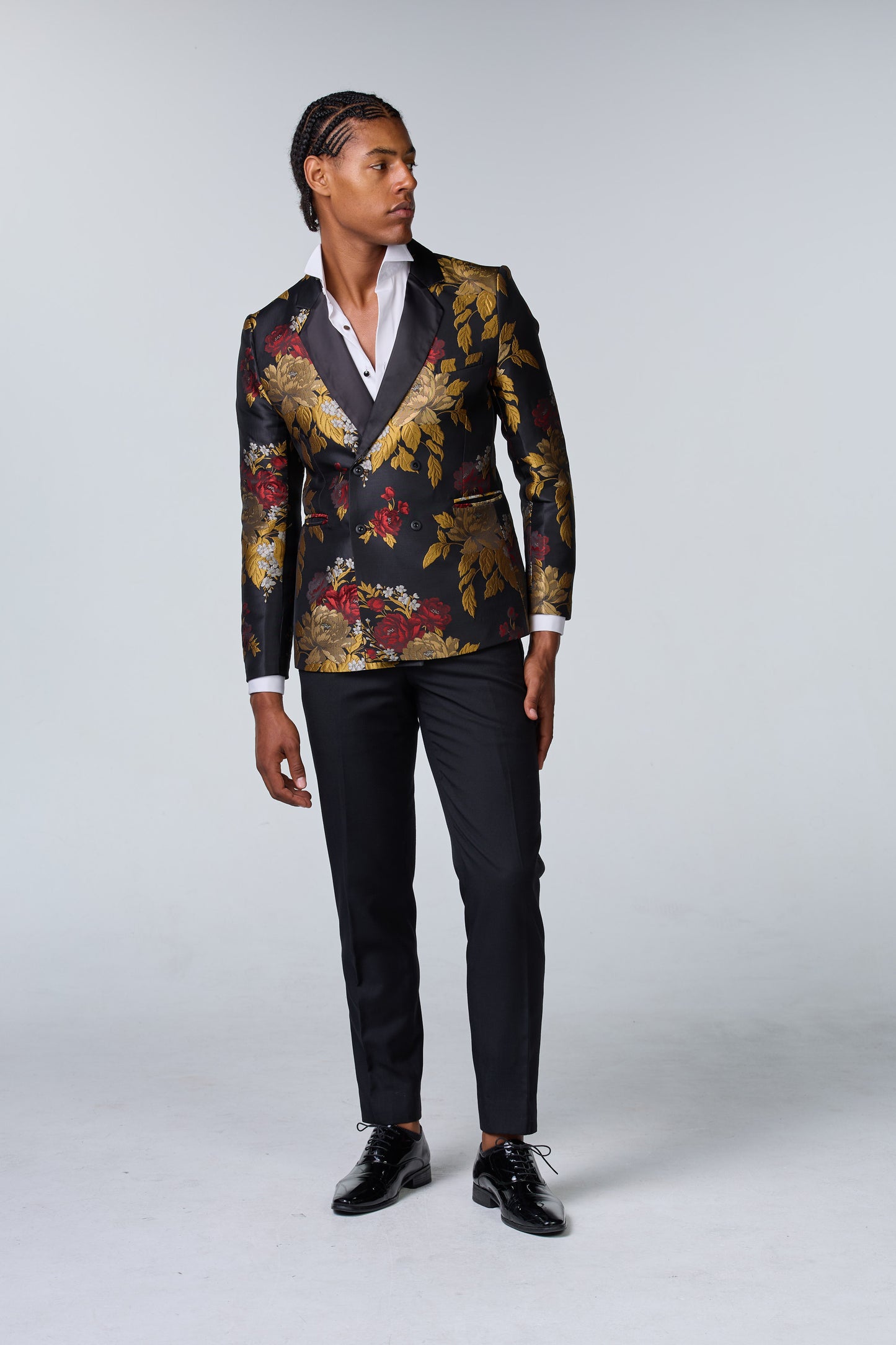 Dubai Jacket aus Jacquard Stoff mit Blumenmuster - budget