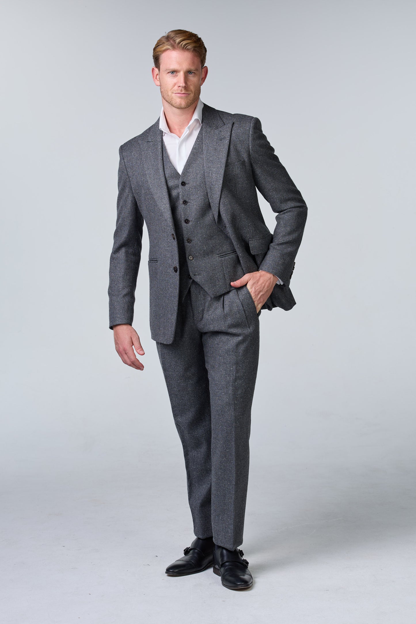 Tweed Anzug im Peaky Blinders Stil - budget